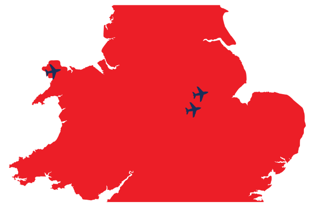 Map of bases