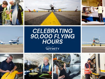 Affinity Celebrates 90,000 Flying Hours Milestone